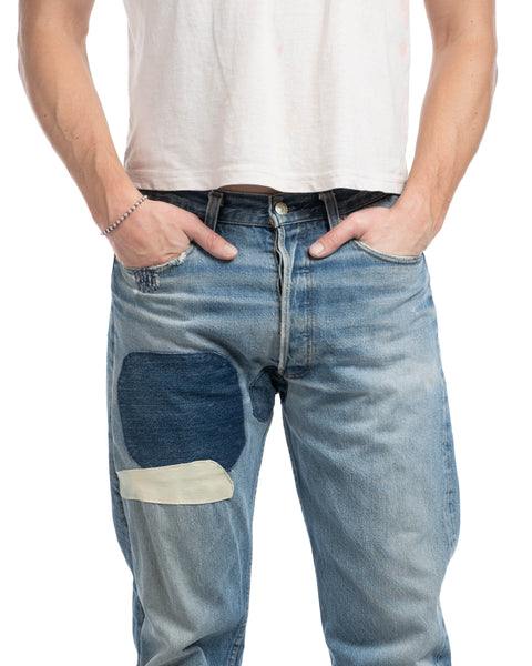 90's Repaired Levi's 501 Denim - 32” x 29”