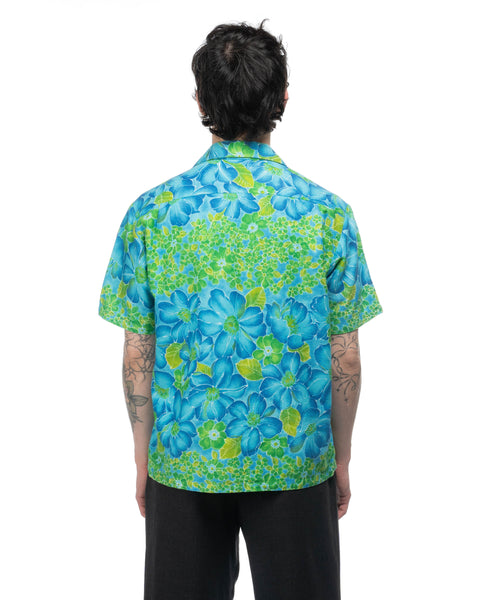 70's Bark Cloth Aloha Shirt - XL