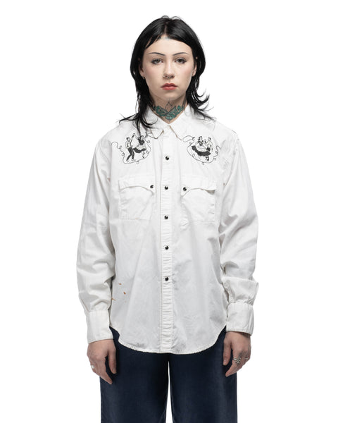 70's Western Dancing Shirt - Medium