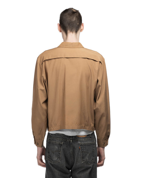 50's Crisp Nylon Harrington Jacket - XL