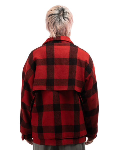 50's Hercules Buffalo Check Mackinaw - Large