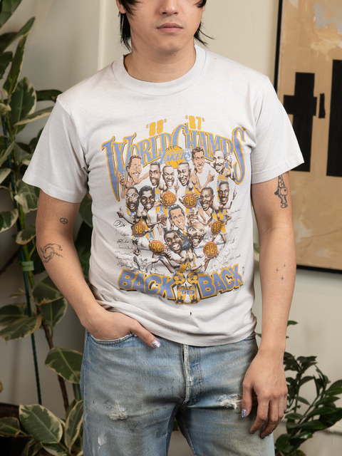 1980s Lakers Big Head Tee