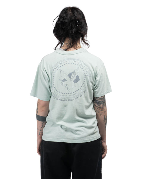 70's Hawaiian Military Protest Tee - Medium