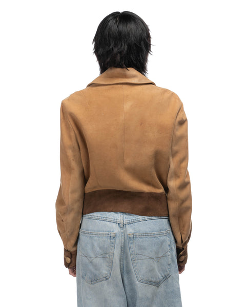 1950s Big Button Suede Jacket