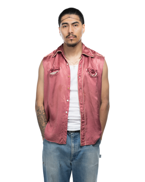 1940s Buckaroo Chain-Stitched Western Shirt