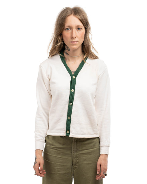 60's All Cotton Cardigan Sweatshirt - XS