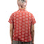 60's Rayon Bandana Print Loop Collar - Medium