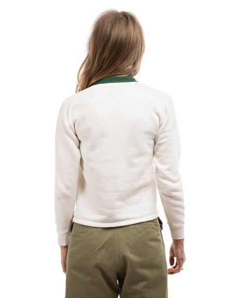 60's All Cotton Cardigan Sweatshirt - XS