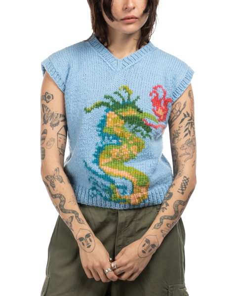 1960s Dragon Sweater Vest