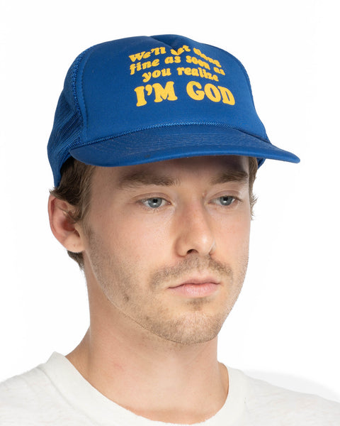 80's I Am A God Cap - OS