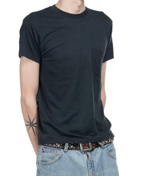 90's Blank Pocket Tee - Large