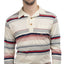 80's Striped Polo Tee - Medium
