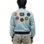 1960s Patched Denim Bomber Jacket