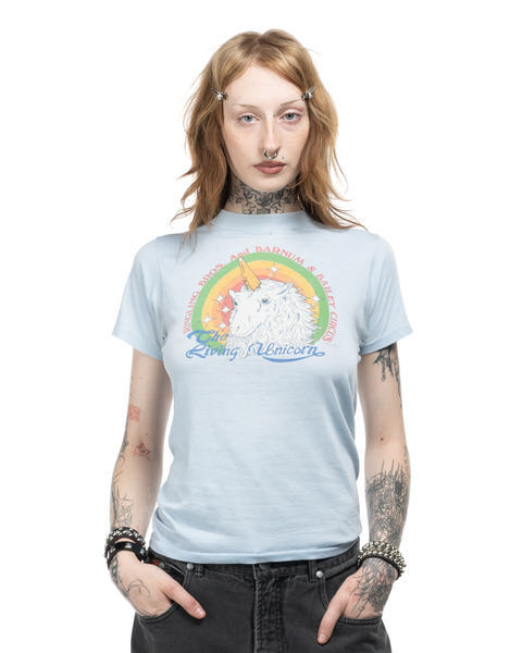 1970s Barnum & Bailey Living Unicorn Tee