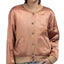 40's Quilted Satin Bomber - Small