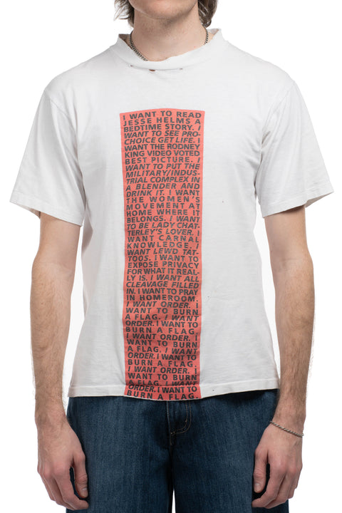 90's ACLU "Burn a Flag" Tee - Large