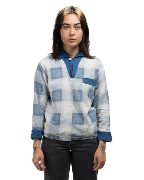 50's Cotton Loop Collar Pull-Over - XS