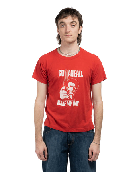 80's Make My Day Clint Eastwood Tee - Medium