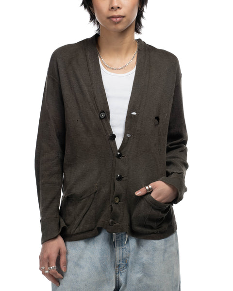 30's Thrashed Cardigan - Small
