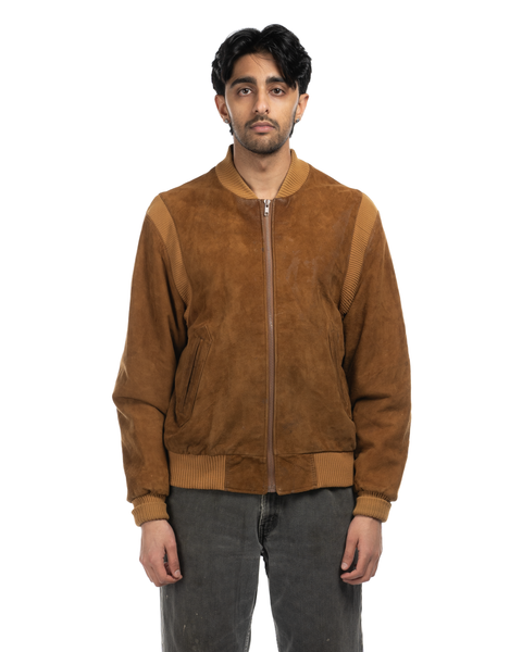 1970s Suede Bomber Jacket