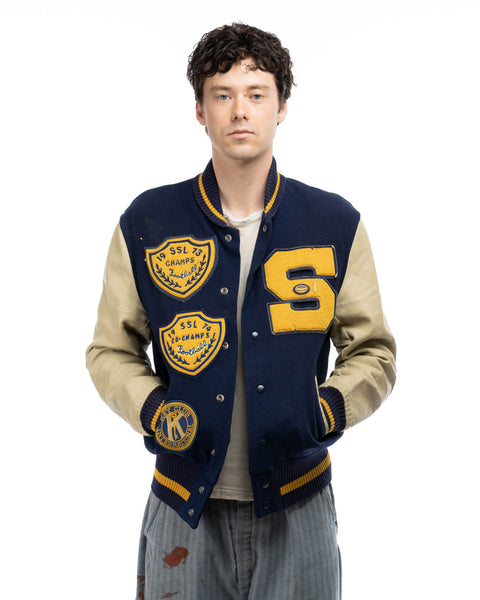70's Varsity Jacket - XL