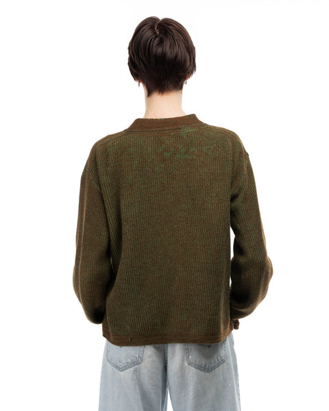 40’s Gradient Wool Cardigan - Medium