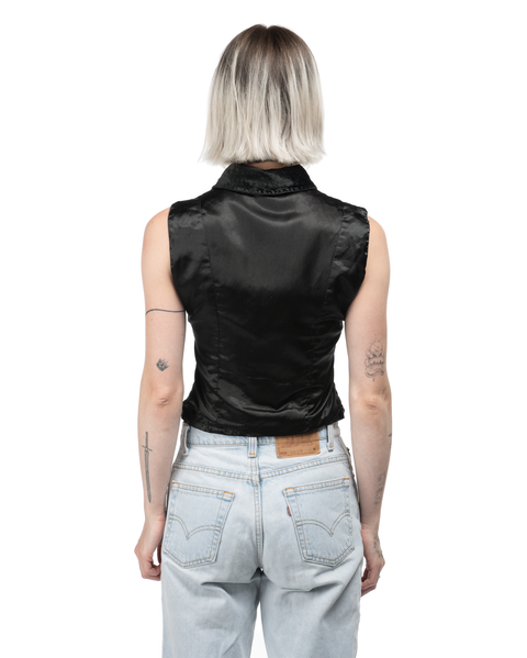 1980s Rayon Vamp Vest