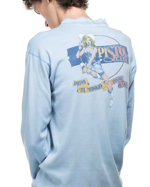 1970s Pistol Club Henley Tee