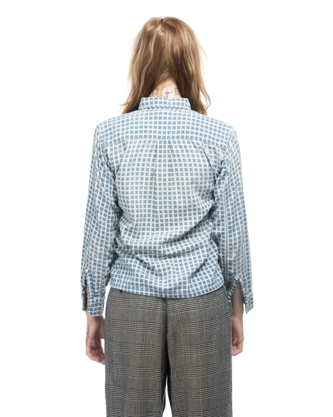 1950s Oxford Collar Flannel Shirt