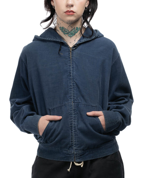 60's Corduroy Hoodie - Large