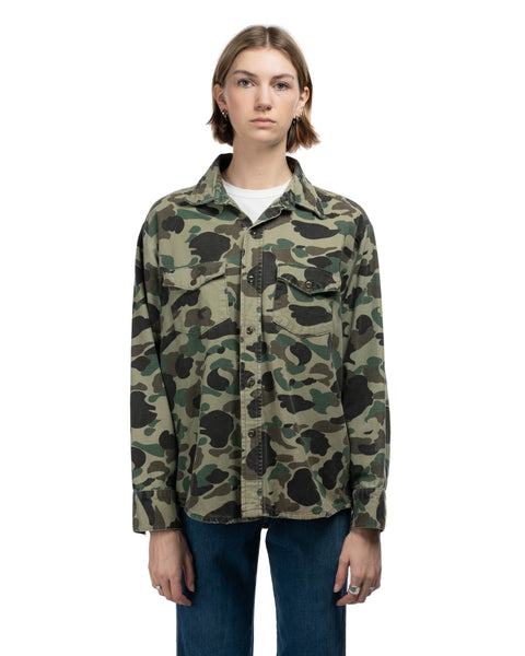 70's Camo Utility Shirt - Medium
