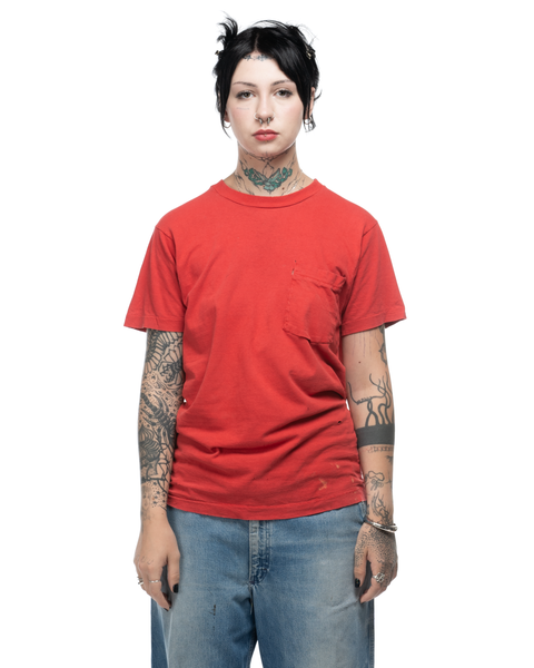 1980s Blank Pocket Tee