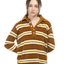 1970s Velvety Henley Sweatshirt