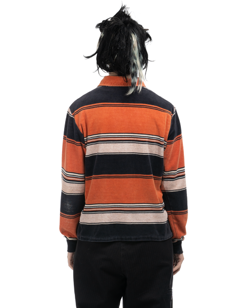 1970s Velvety Henley Sweatshirt