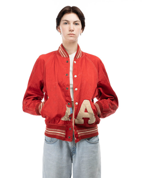 60’s Repaired Reversible Varsity Jacket - Medium