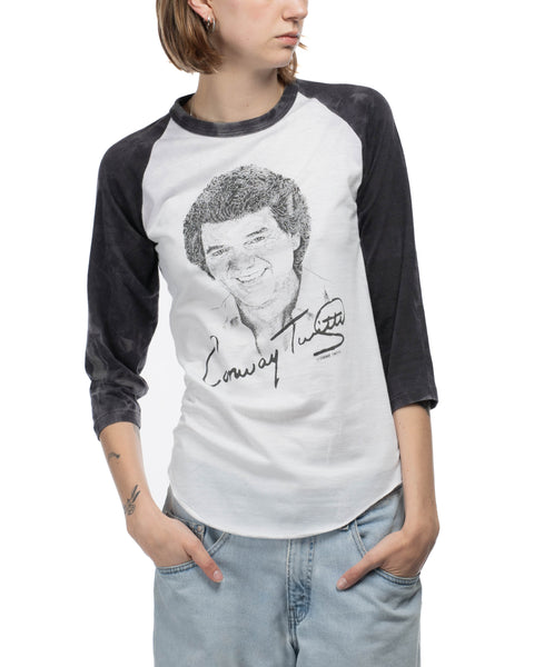 1980s Conway Twitty Raglan Tee