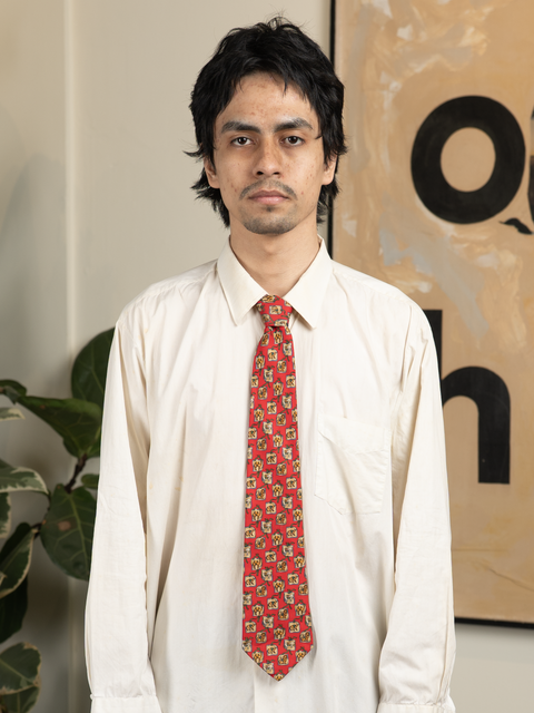 1980s Ferragamo Silk Circus Tie