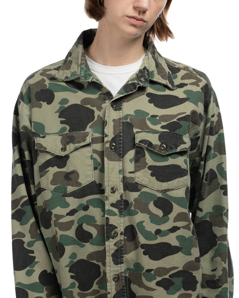 70's Camo Utility Shirt - Medium