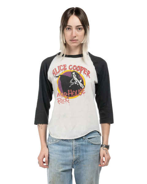 1980s Alice Cooper Raglan Tee