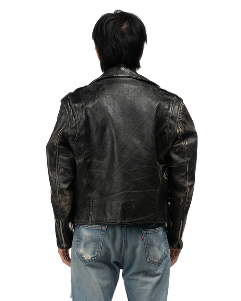 1970s Leather Moto Jacket