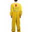 70's Stenciled Radioactive Protective Military Training Coveralls - OS