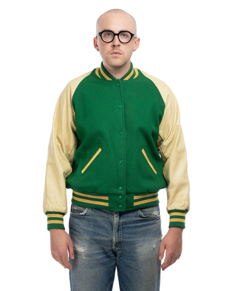 70's Wool Varsity Jacket - Large
