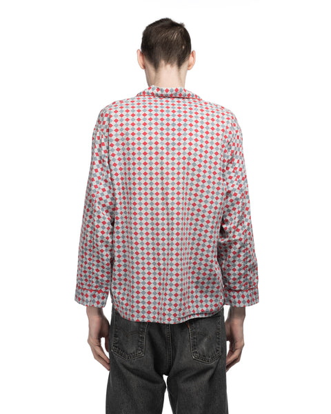 60's Pilgrim Patterned Shirt - Large