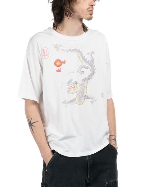 1970s Hand-Inked Dragon Tee