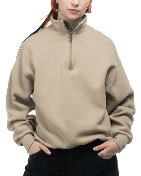90's Russell Quarter-Zip Sweatshirt - Large