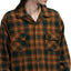 70's Wool Loop Collar Flannel - XL