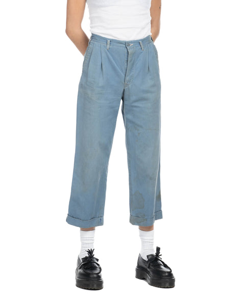 40's Pleated Trousers - 26" x 23"