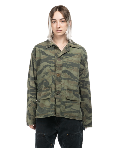 1970s Tiger Stripe Utility Jacket