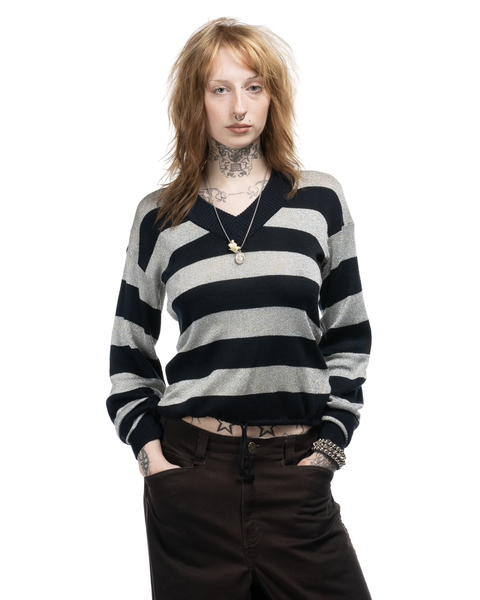 1980s Striped Sweater