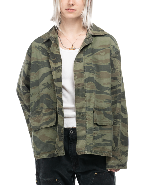 1970s Tiger Stripe Utility Jacket
